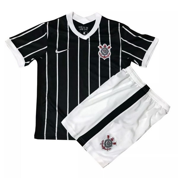 Camiseta Corinthians Paulista 2ª Niño 2020-2021 Negro